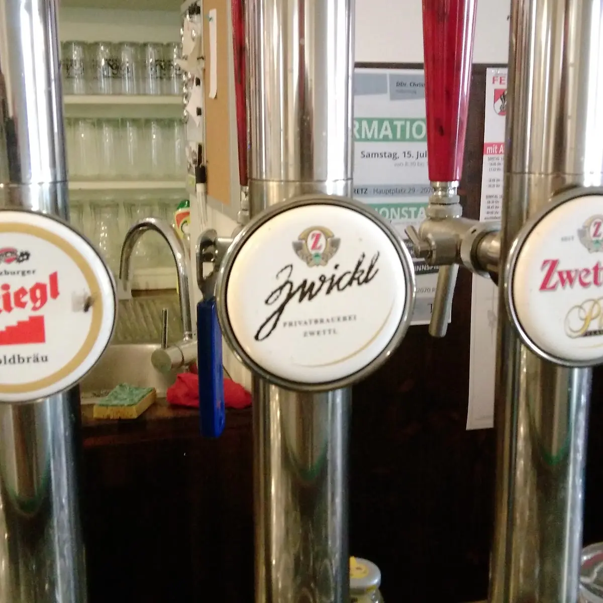 Verschiedene Biere