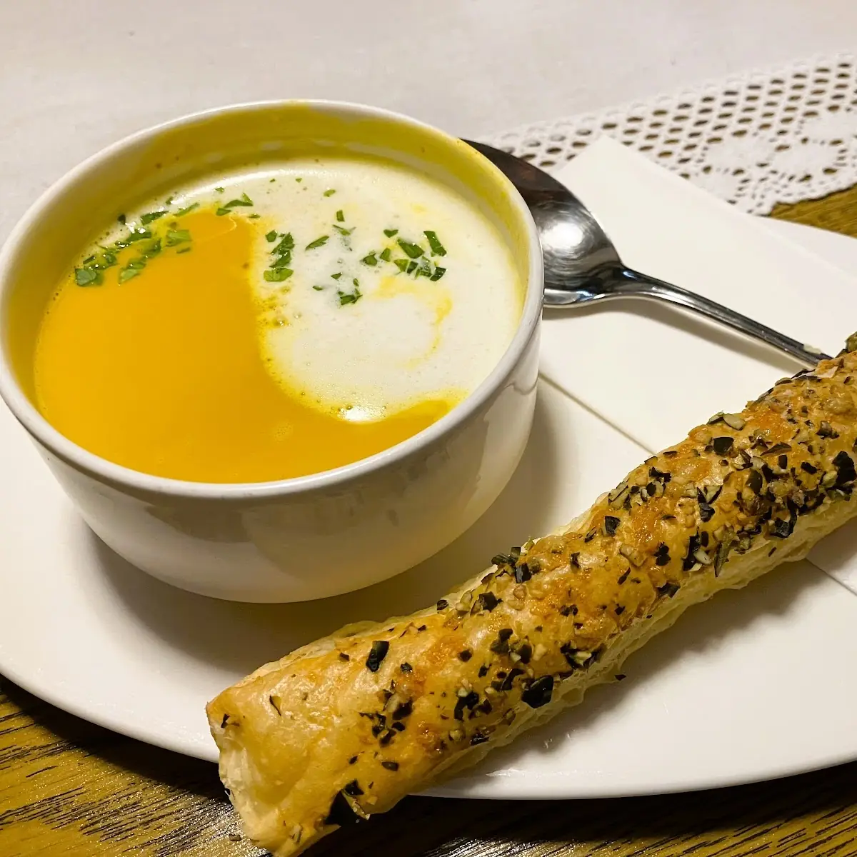 Kürbiscremesuppe