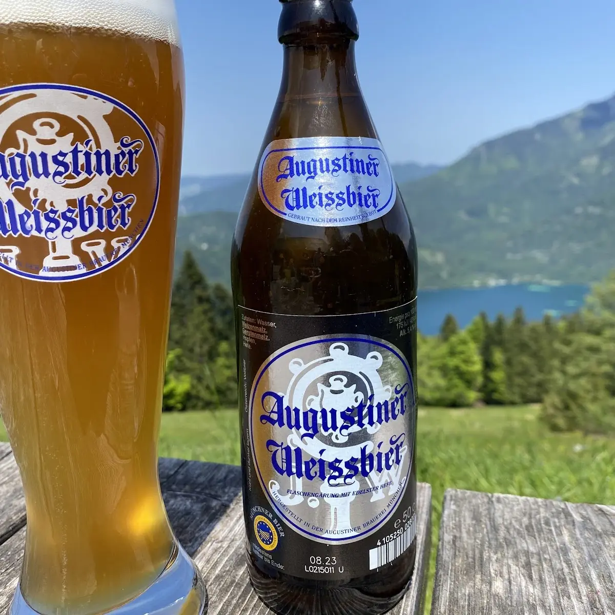 Augustiner Weissbier Mit Aussicht