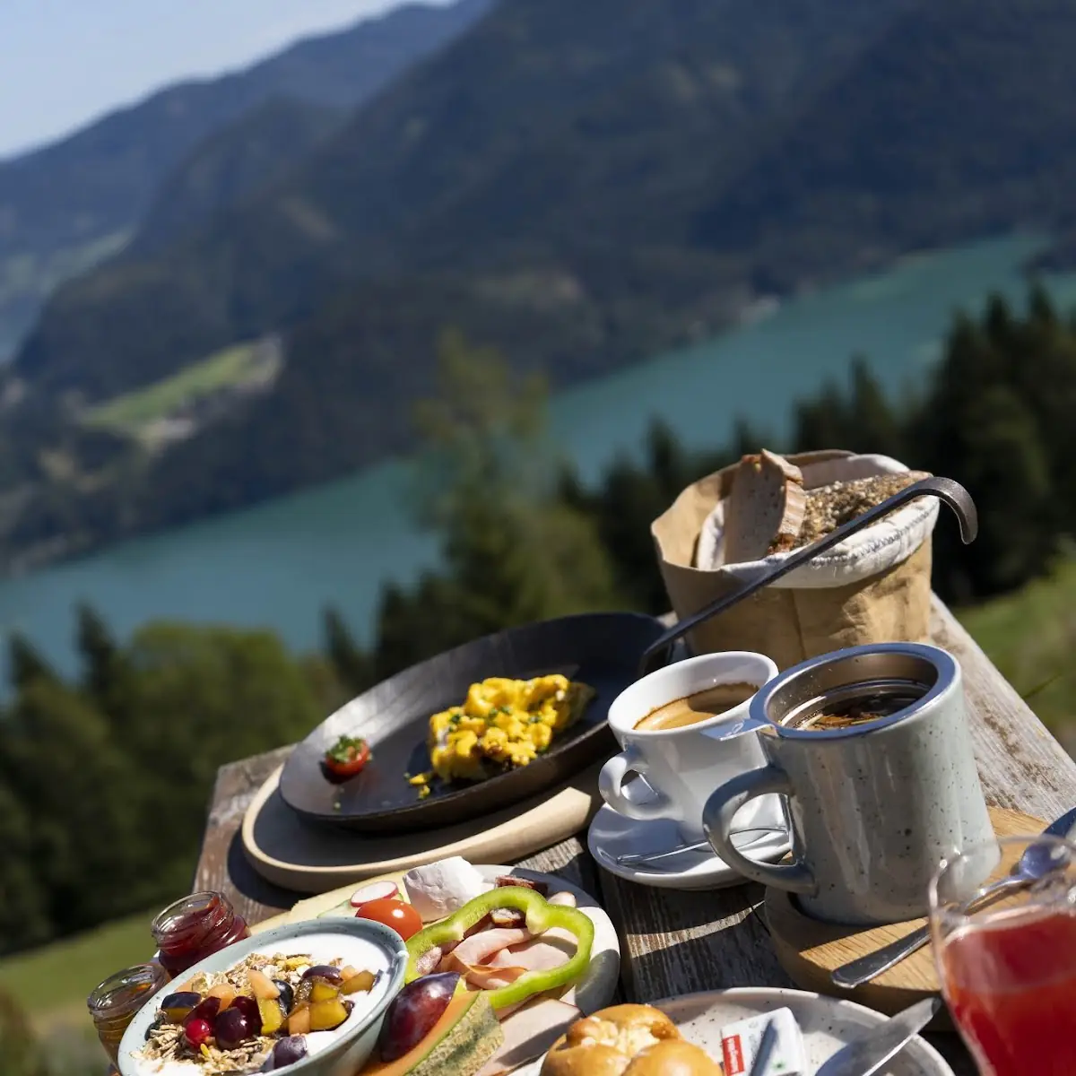 Lärchenhütten Frühstück