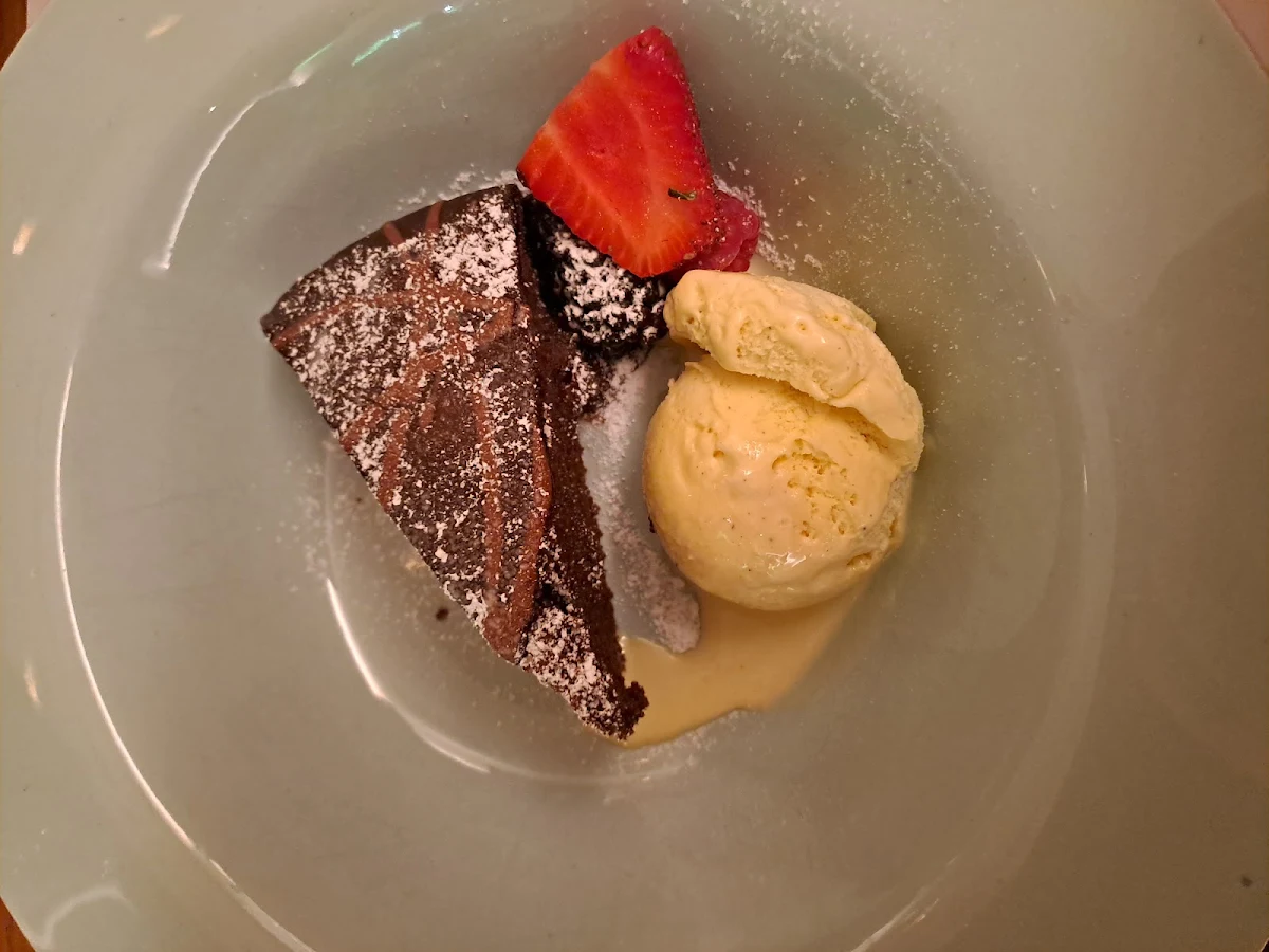 Lauwarmer Schokokuchen Mit Vanilleeis