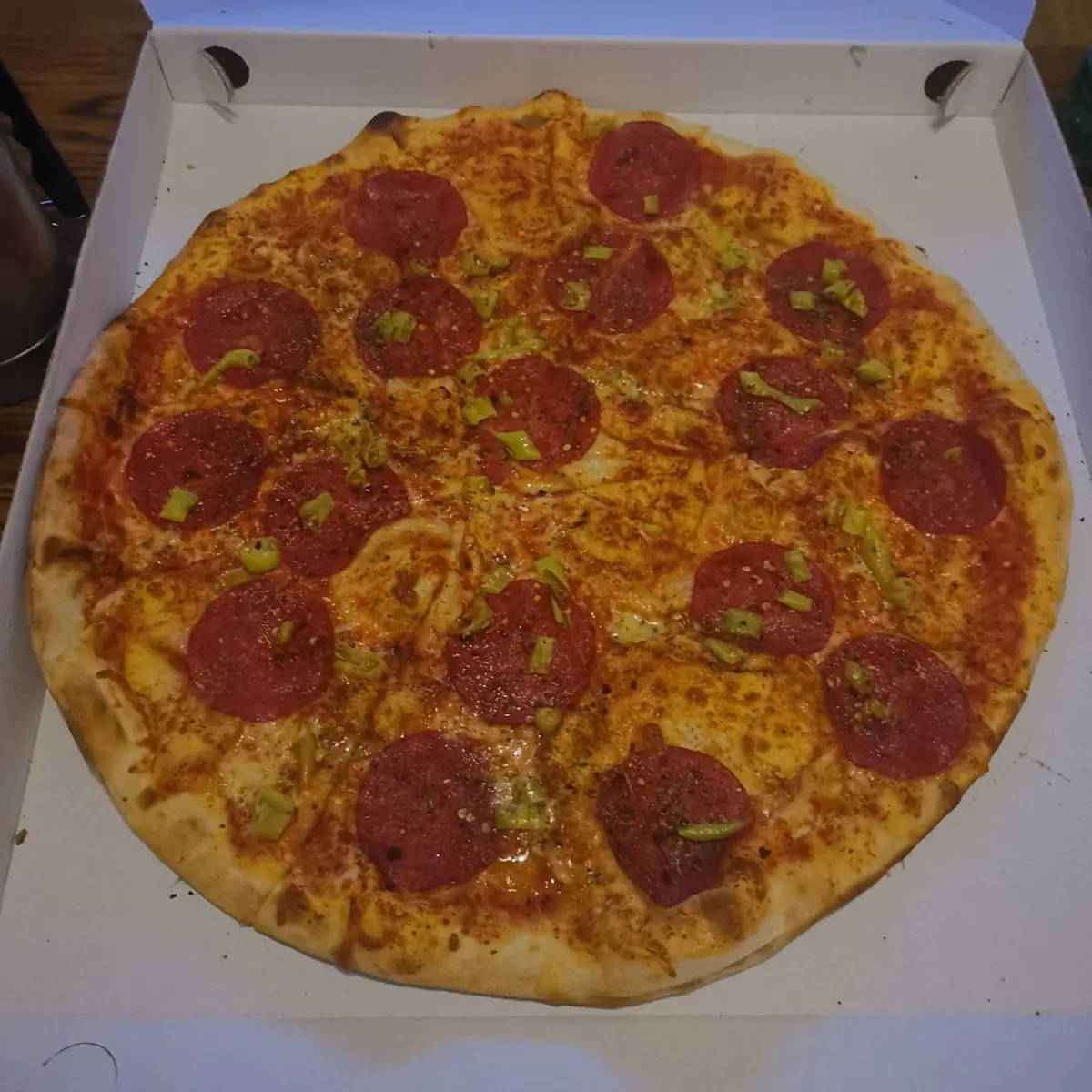 Familien Pizza Diavolo