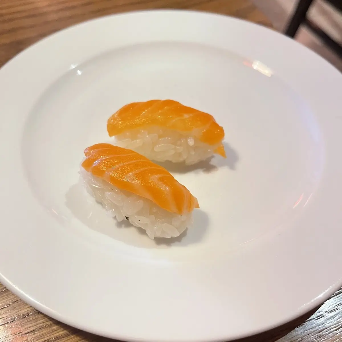 Tempura Lachs Auf Eierreis