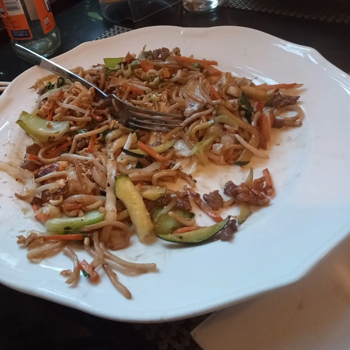 Gebratene Nudeln Mit Rindfleisch