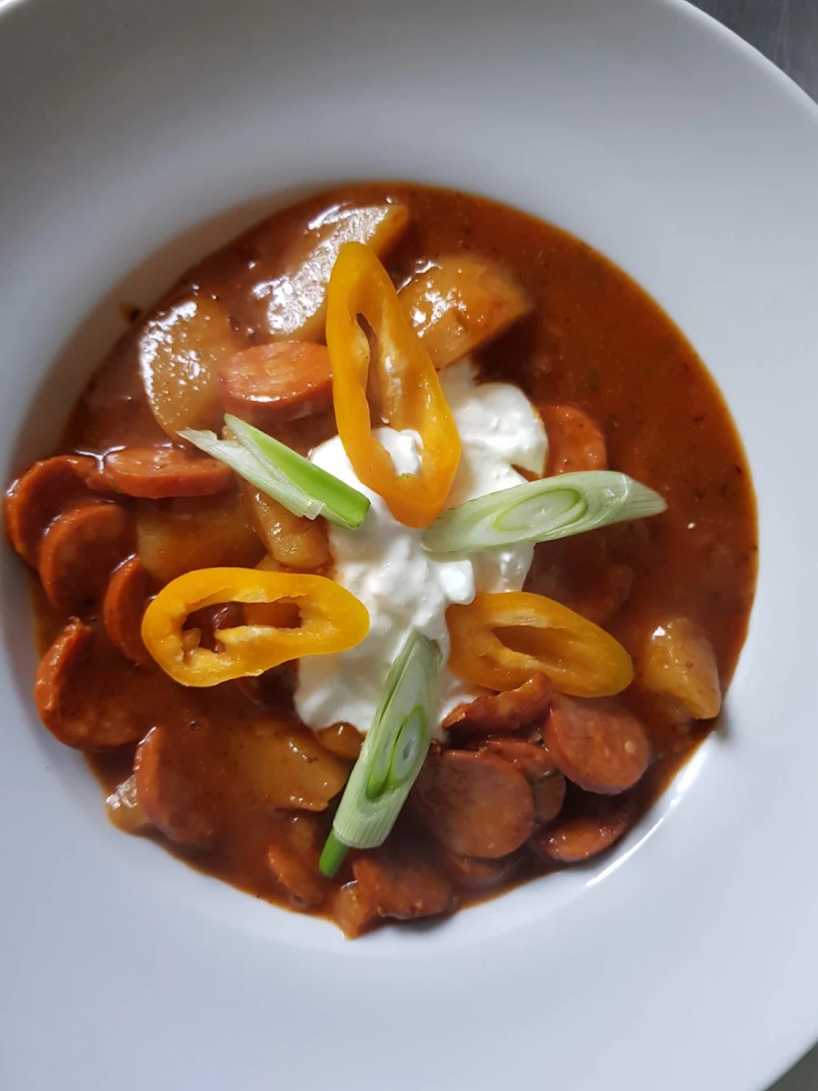 Kartoffel Spargel Gulasch