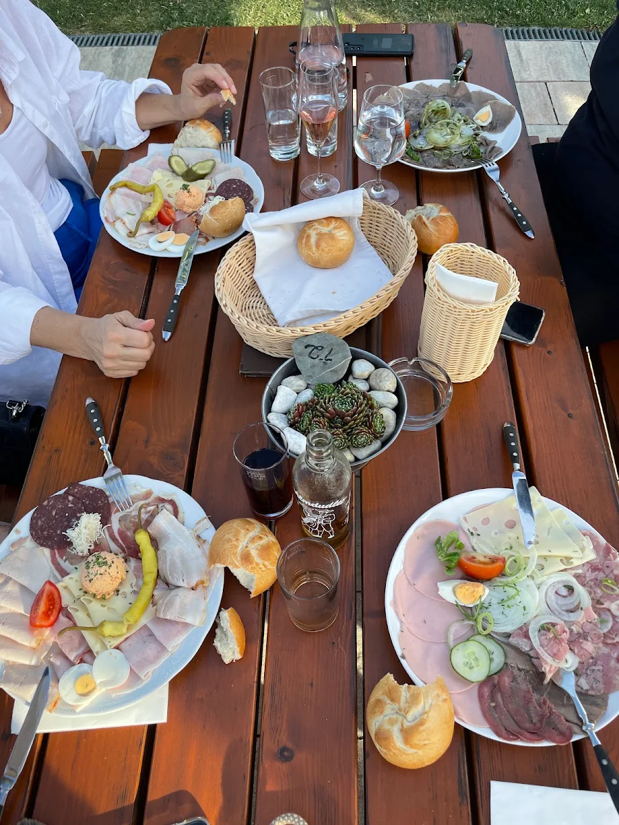 Hauerjause Saure Platte Und Saures Rindfleisch