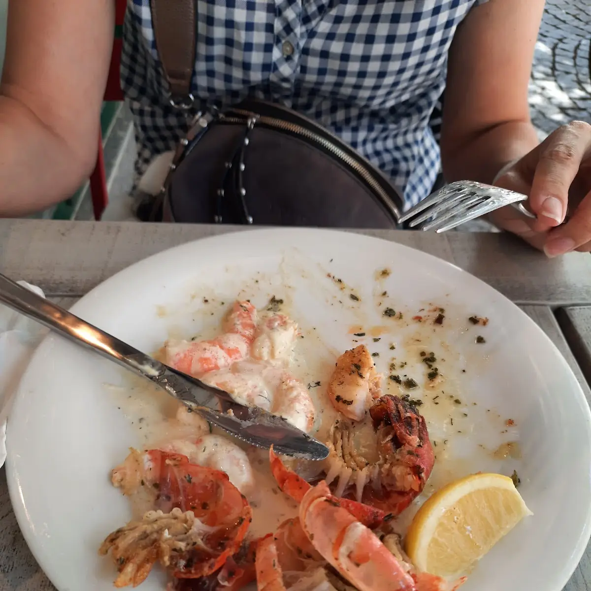 Shrimps Salat