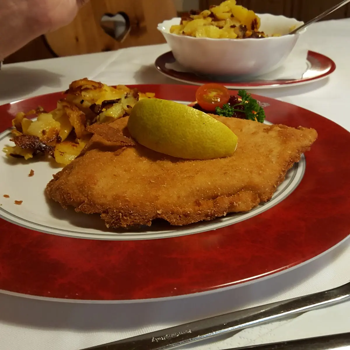 Wiener Schnitzel Vom Schwein Pork Escalope Viennese Style