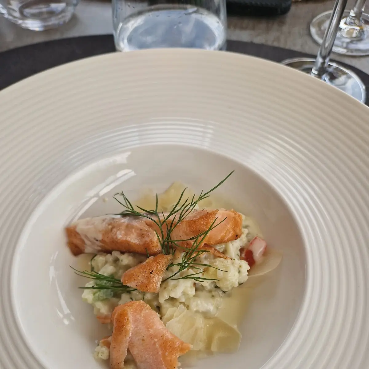 Steirisches Risotto Mit Lachs