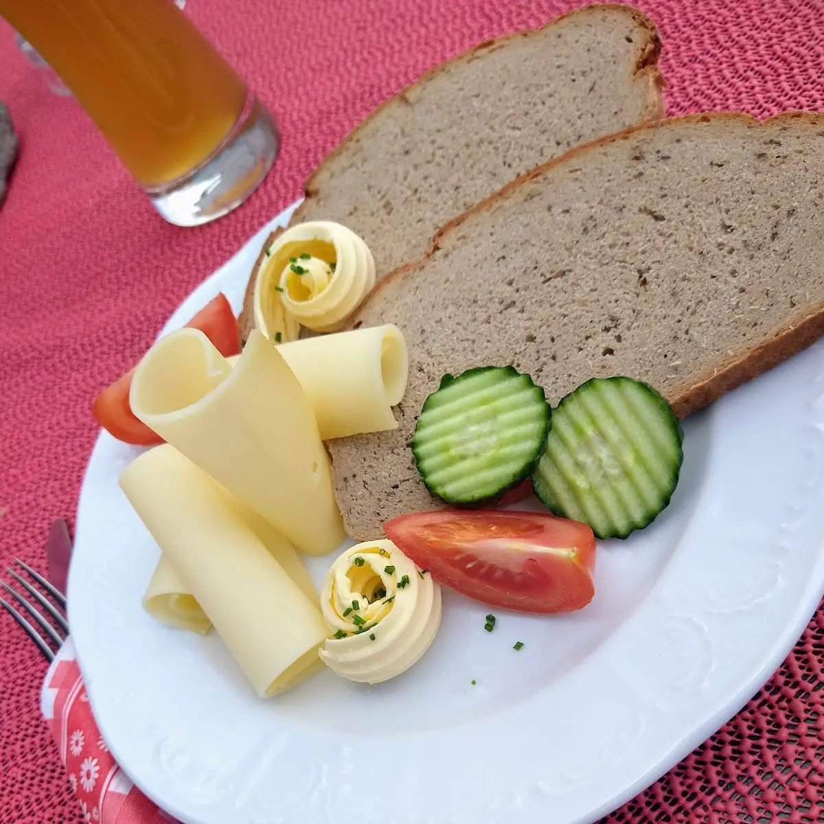 Scheibenkäse Brot