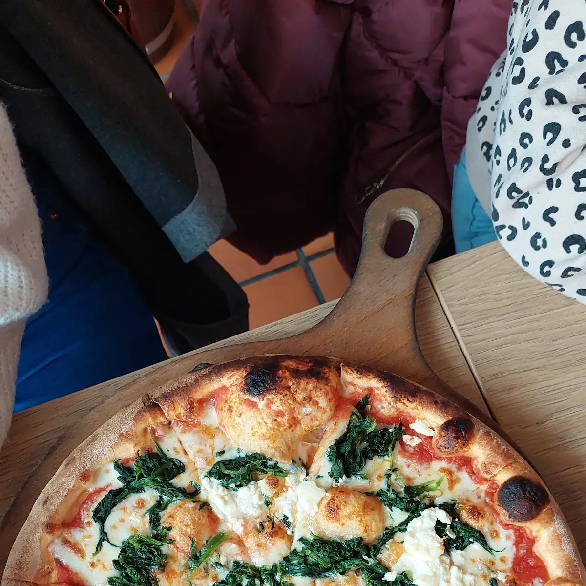 Spinatpizza