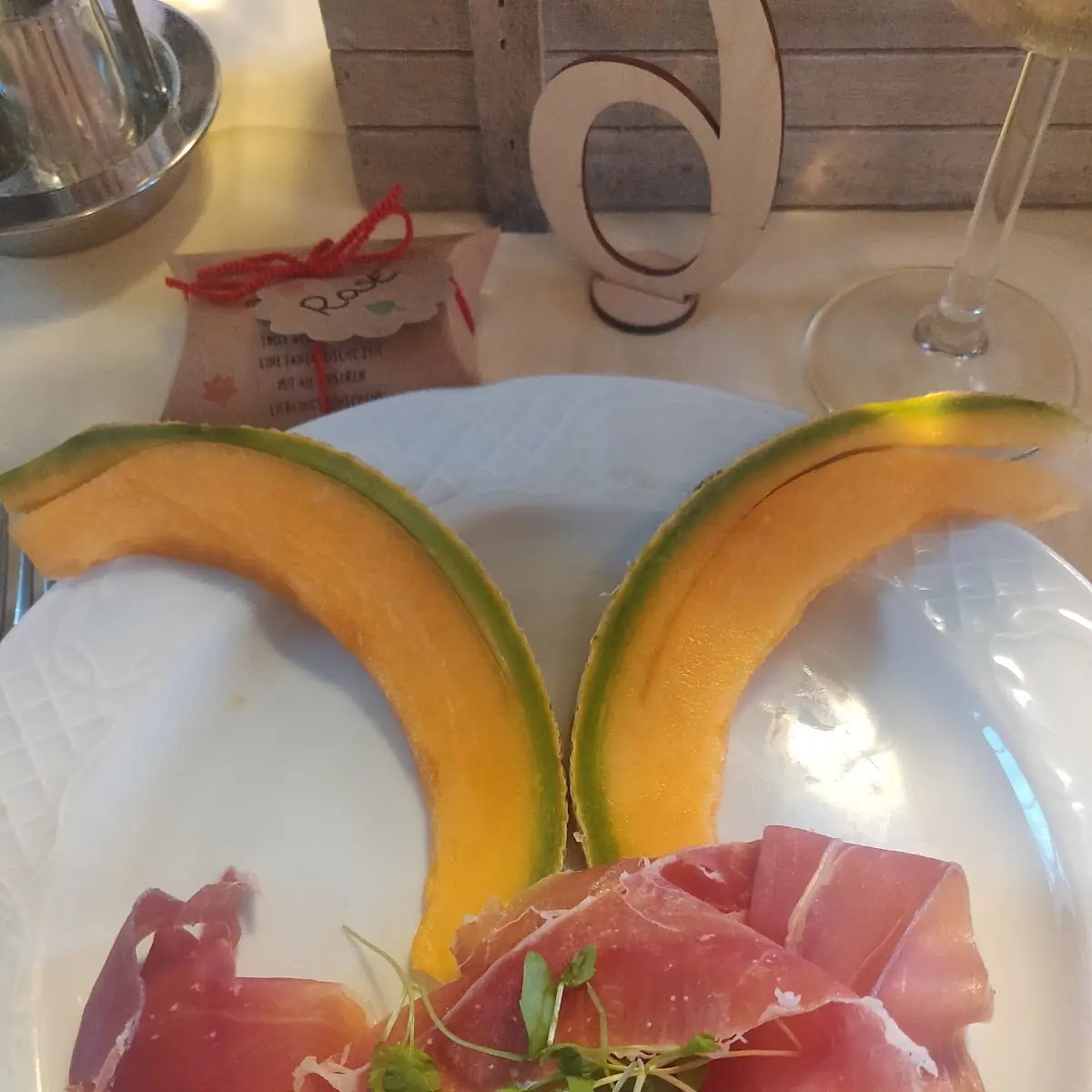 Melone Mit Rohschinken