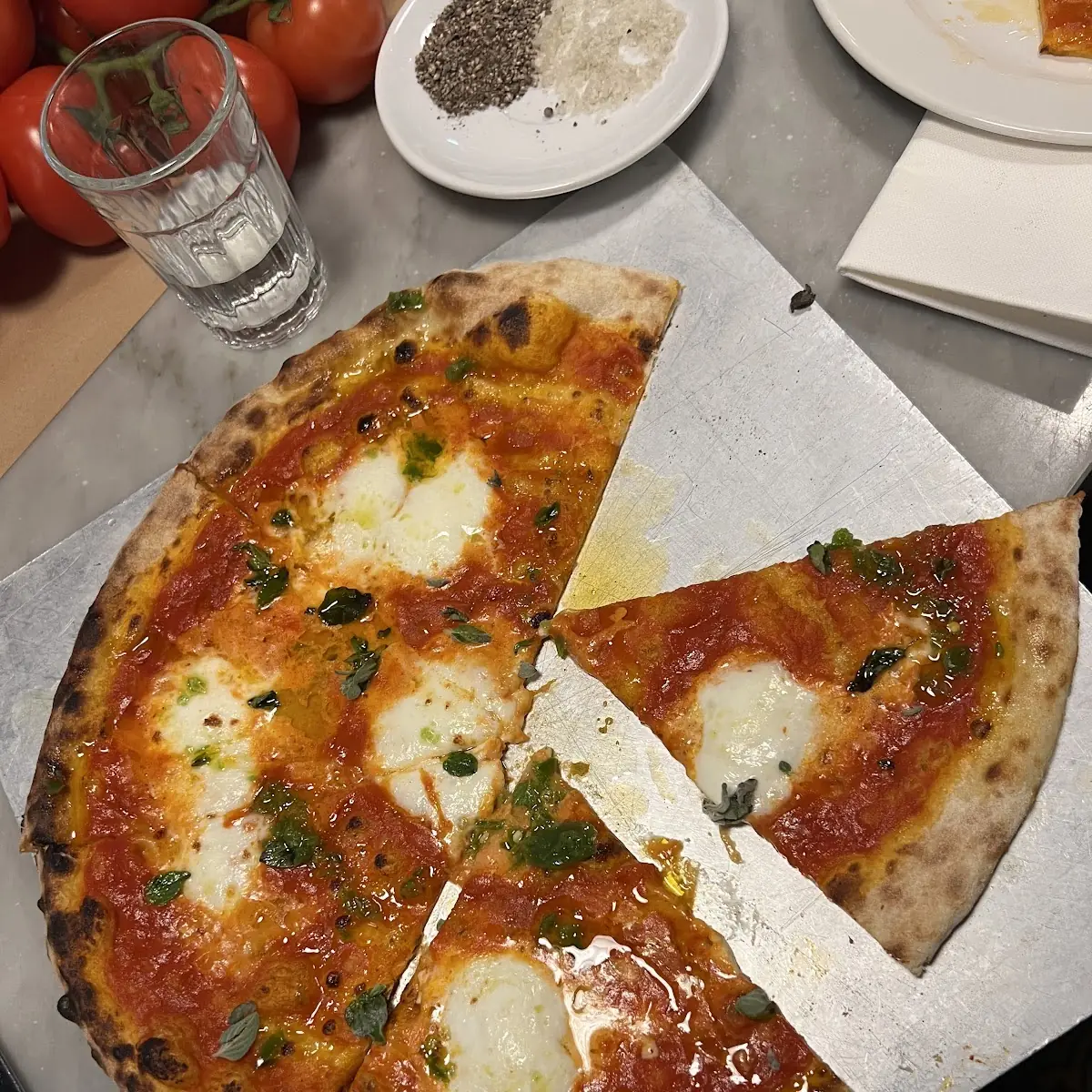 Pizza With Mozzarella Di Buffalo