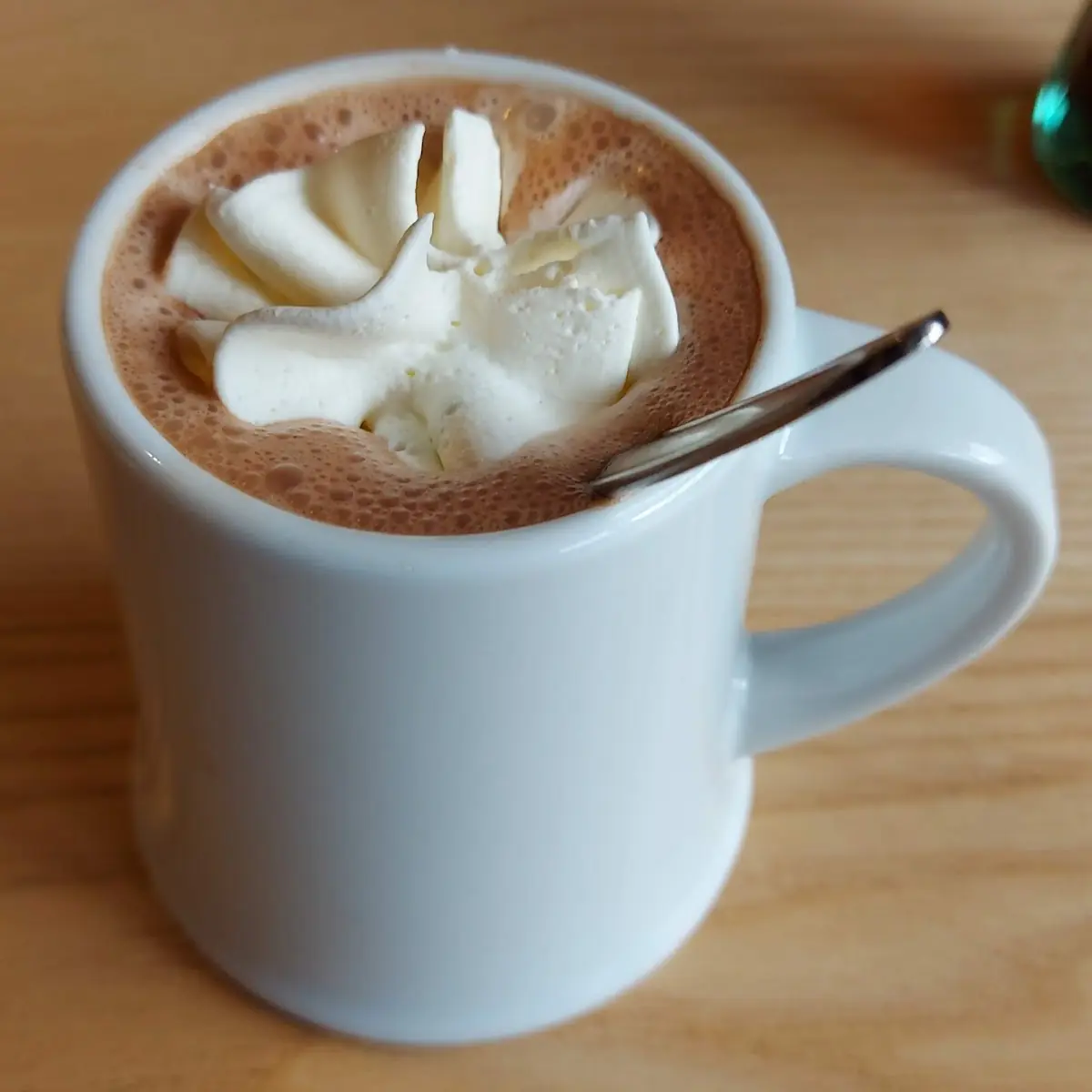 Hot Chocolate with Rum and Cream