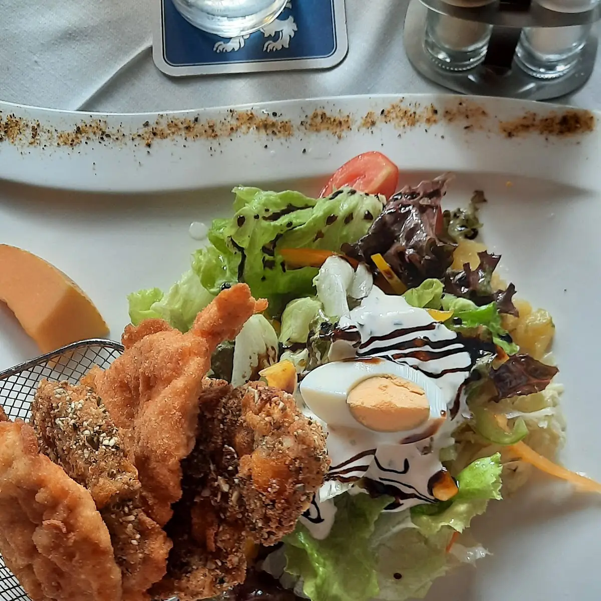 Salatteller Mit Backstreifen