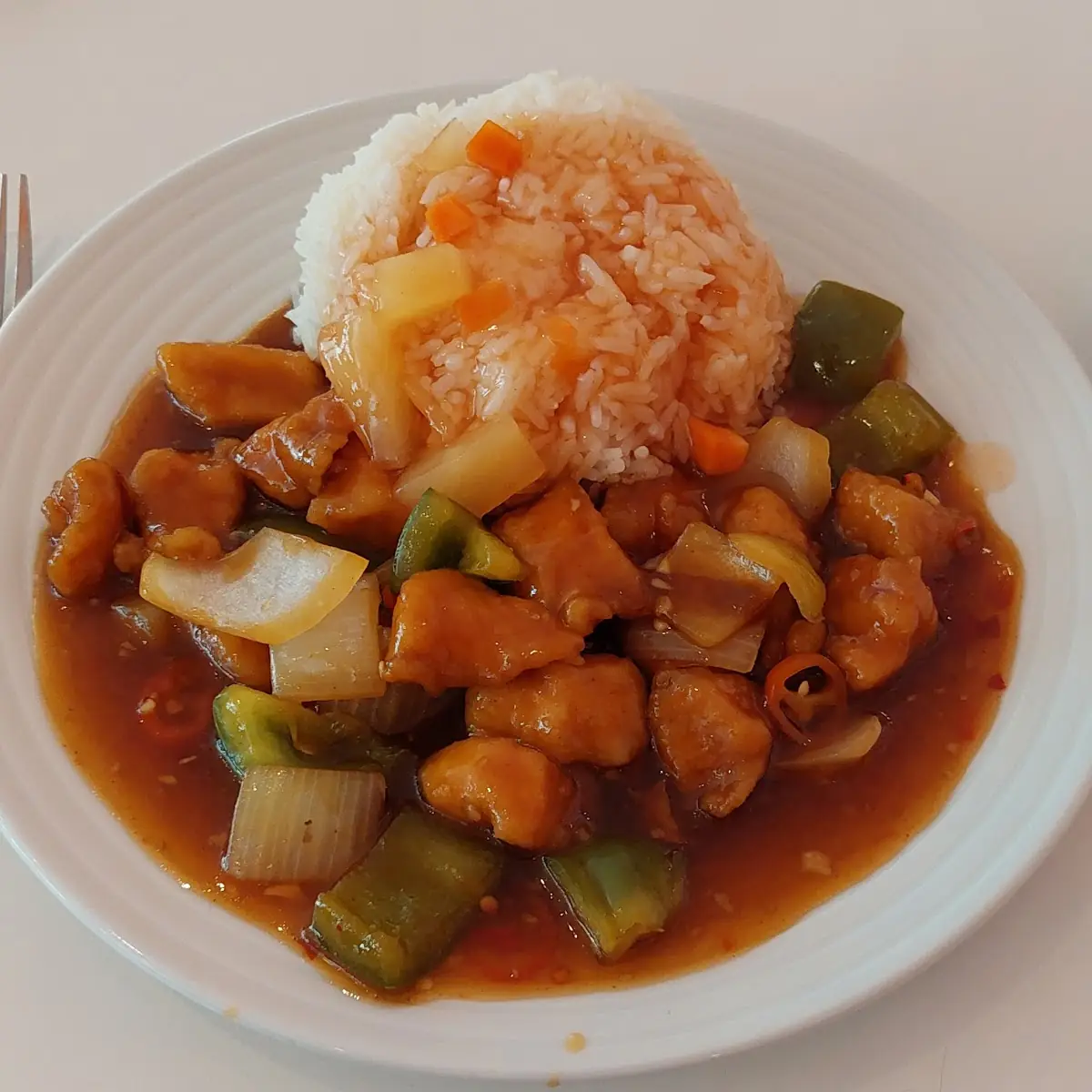 Stir Fried Bell Pepper with Chicken