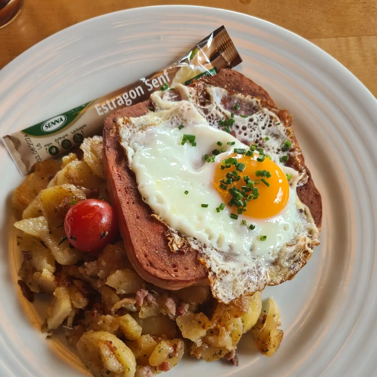 Gebratener Leberkäse