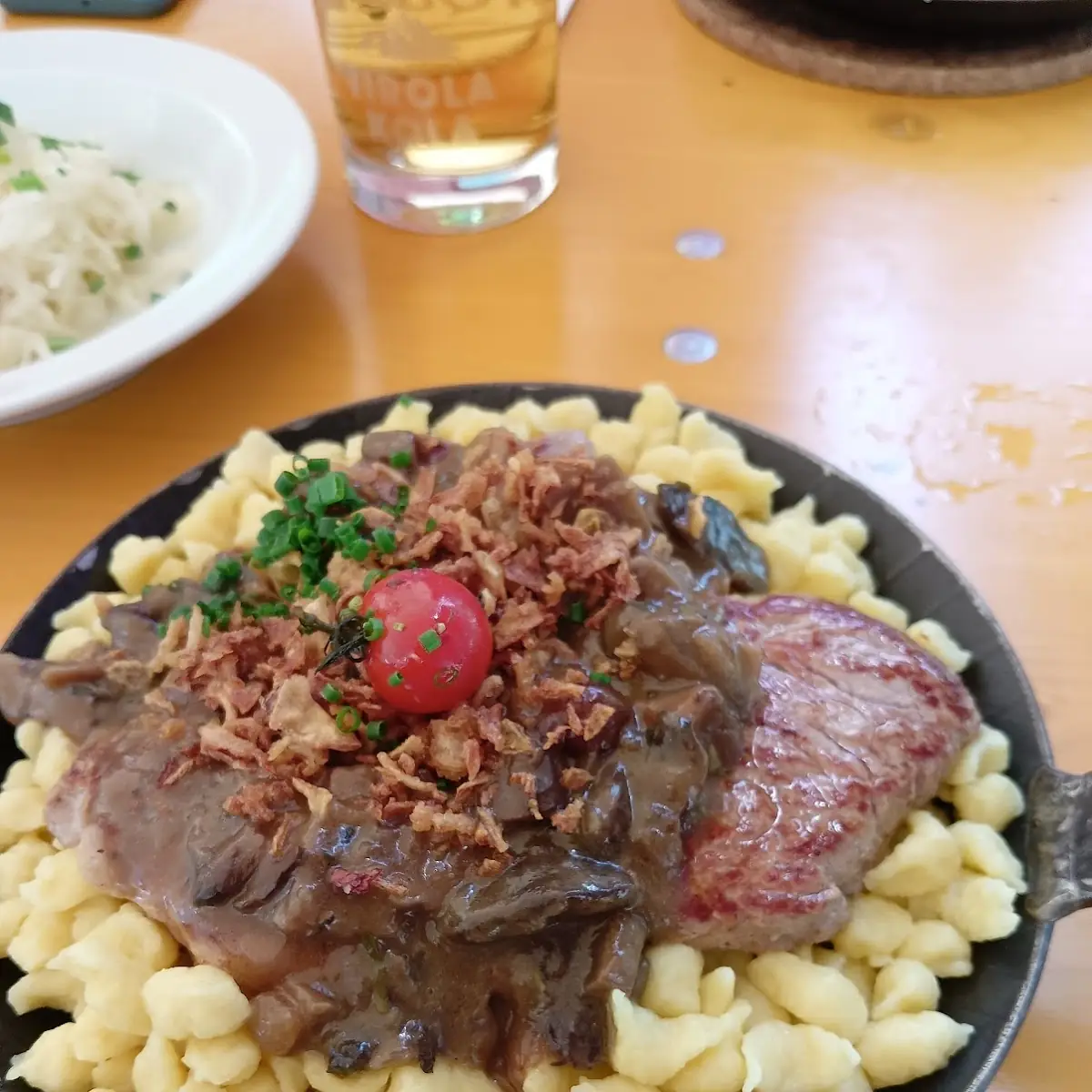 Käseknöpfle Mit Ordentlich Fleisch