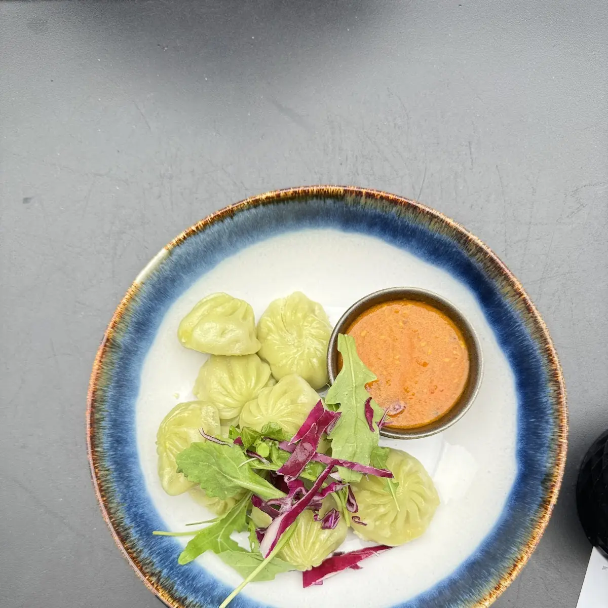 Soup with Momos