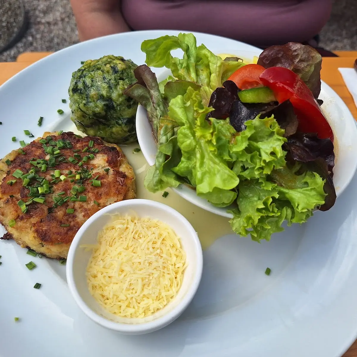 Spinatknödel &Kaaspressknödel