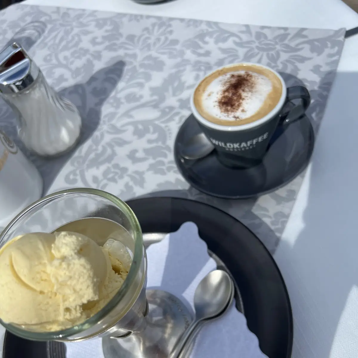 Gerührter Eiskaffee