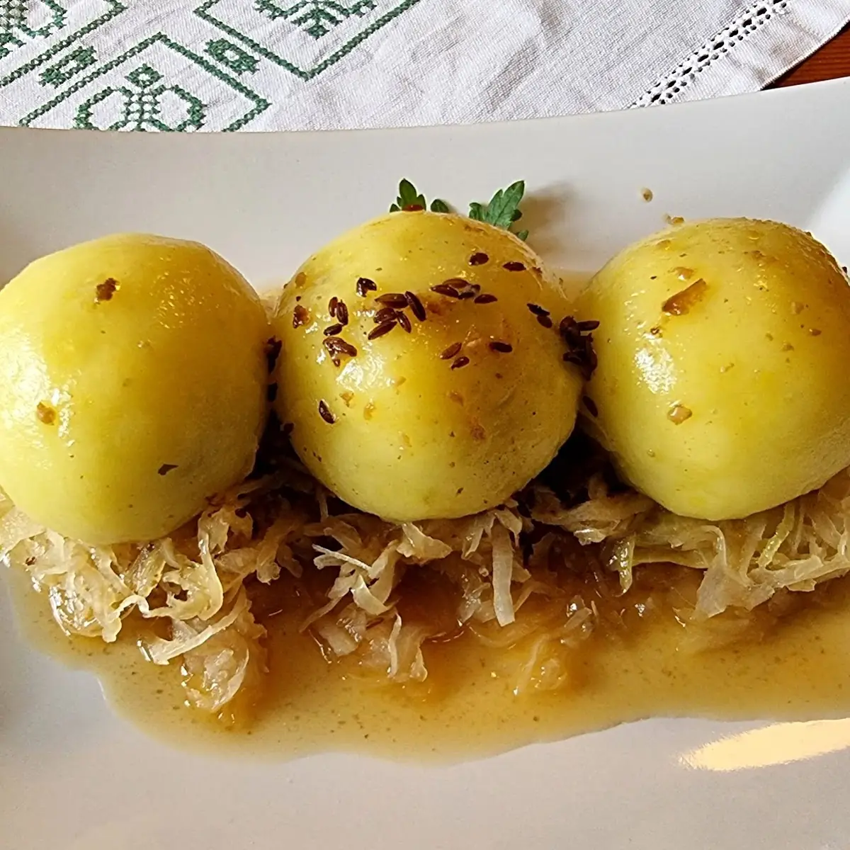 Variation Vom Erdäpfelknödel