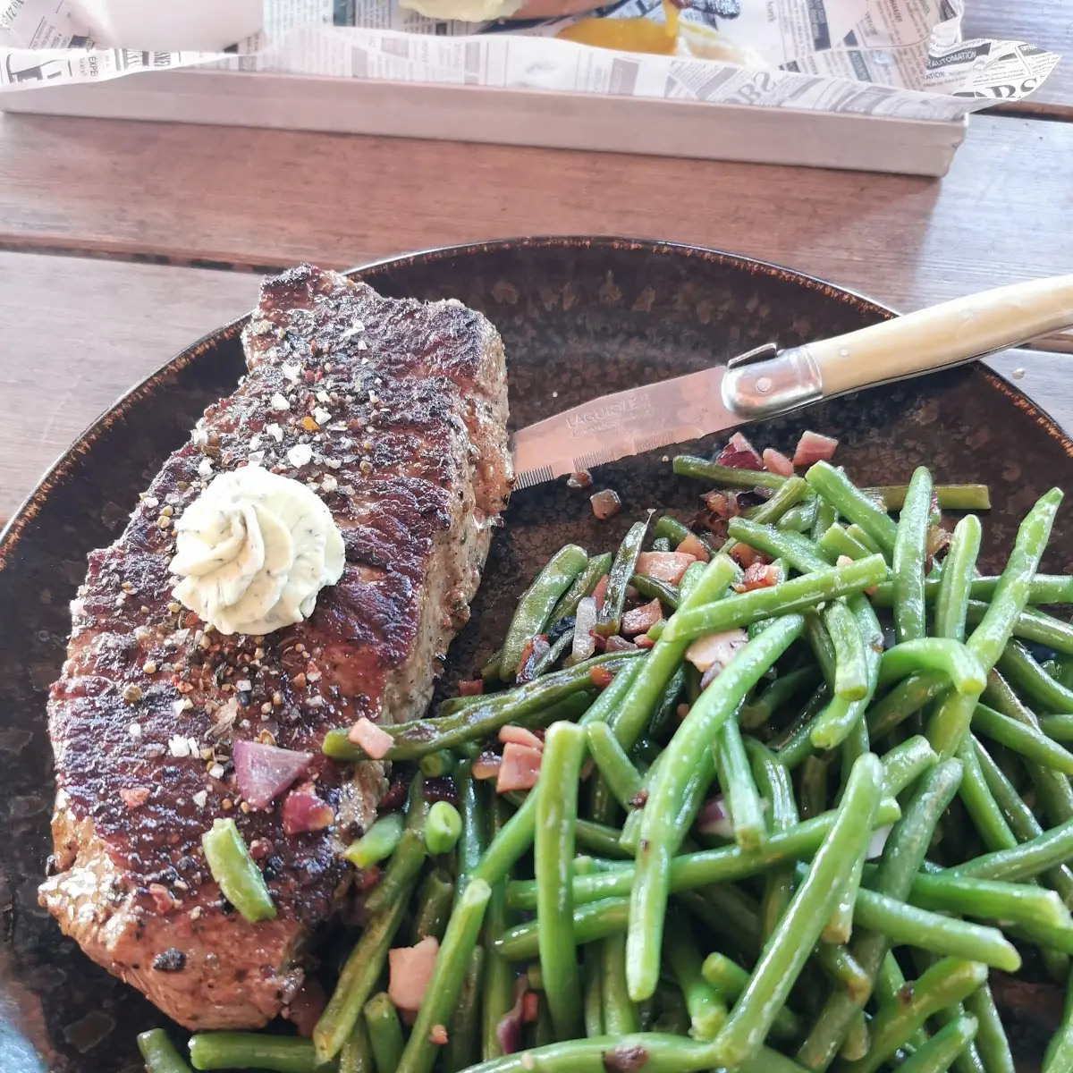 Bohnenpfanne Mit Chili & Rumpsteak