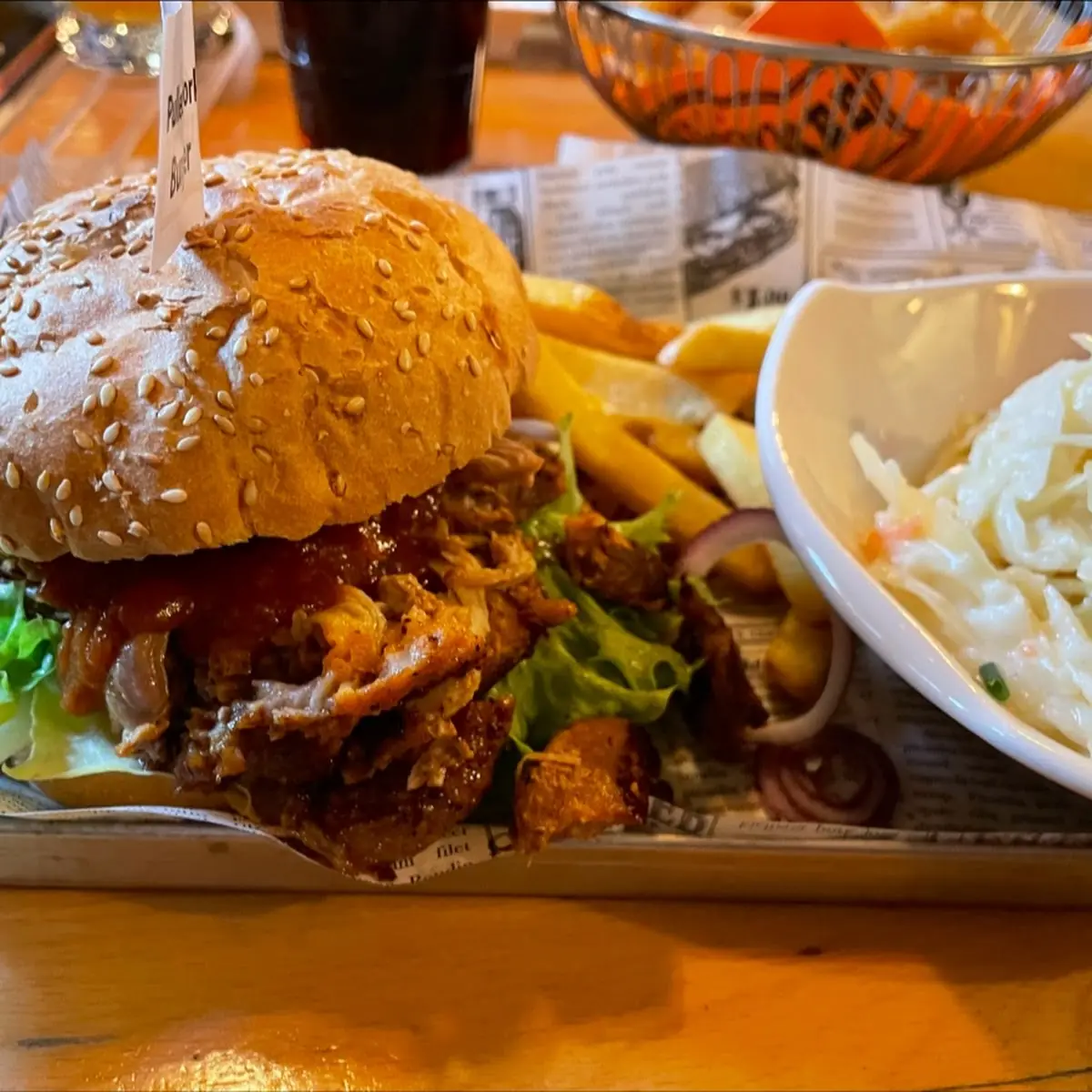Pulled Pork Burger
