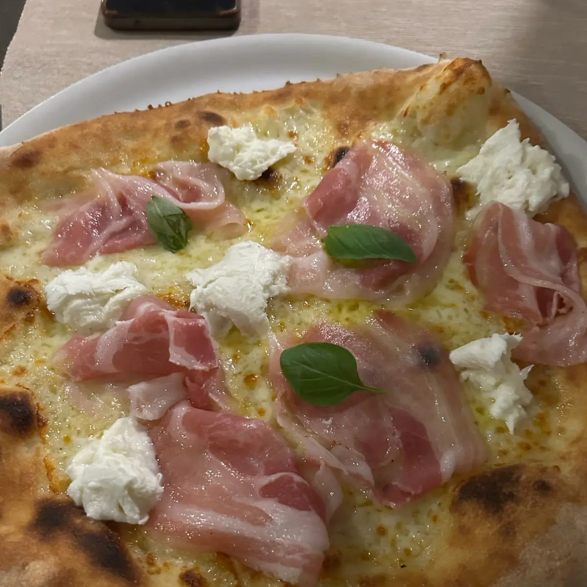 Pizza Pancetta & Bufala