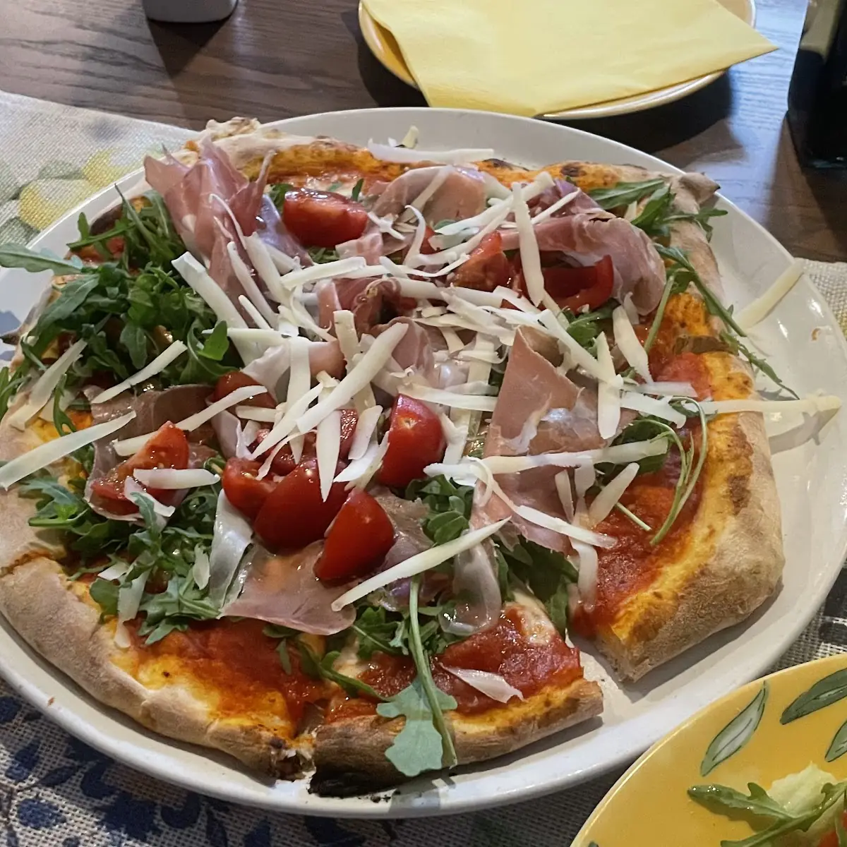 Pizza Piadina Und Vino