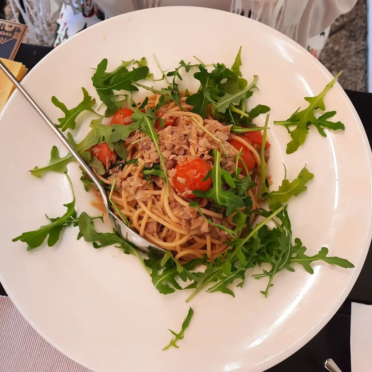 Spaghetti Mit Thunfisch Und Rucula