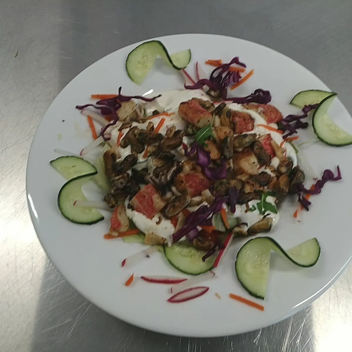 Meeresfrüchte Salat