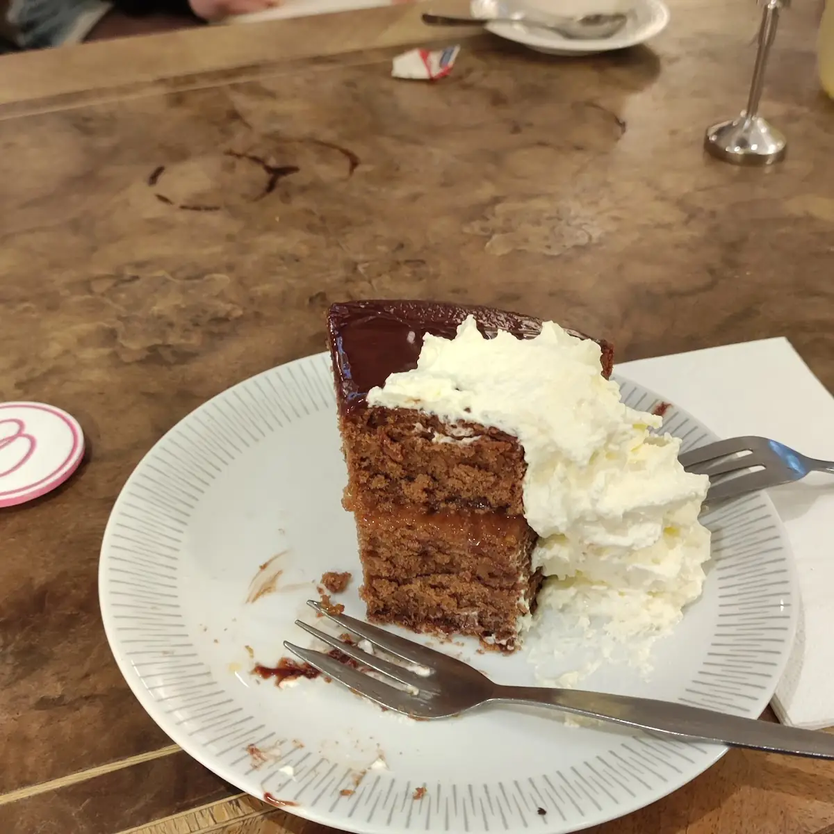 Sachertorte Mit Schlag