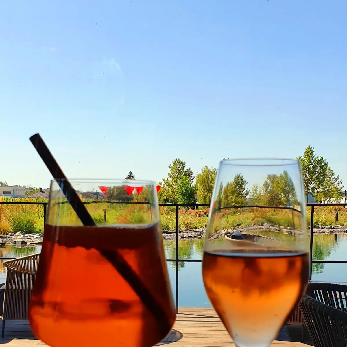 Aperol Spritz Und Scheiblhofer Rose