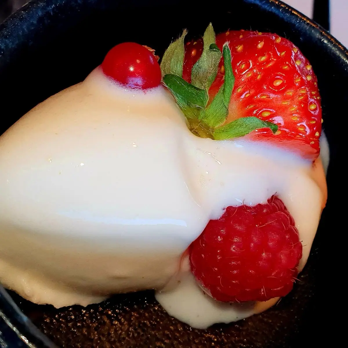 Zitronensorbet Mit Früchten