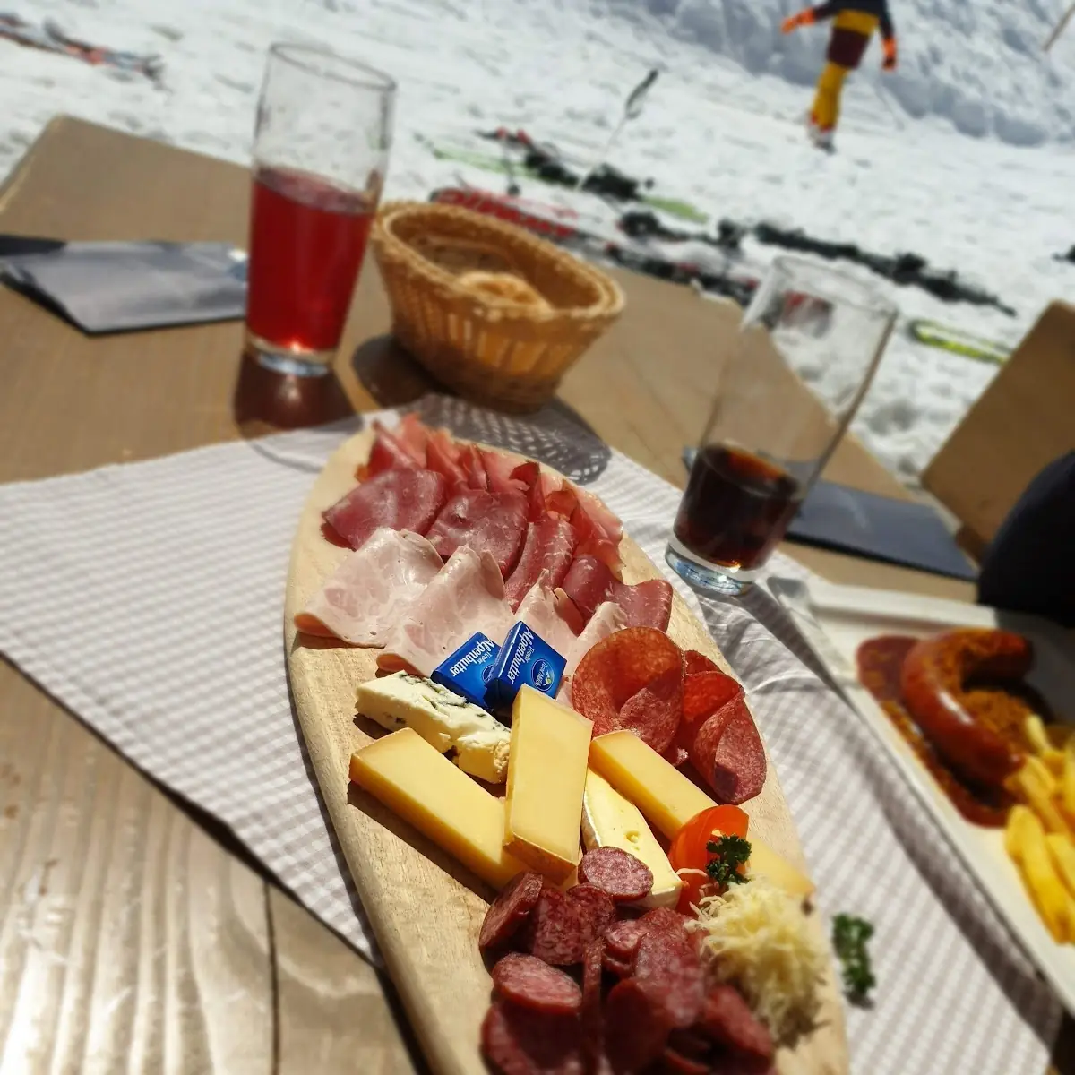 Käse Speck Platte
