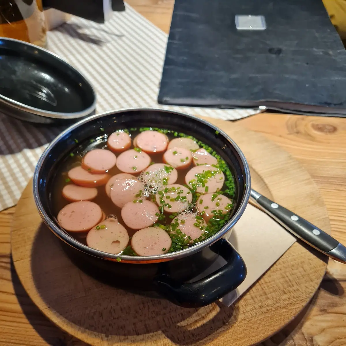 Nudelsuppe Mit Würstchen