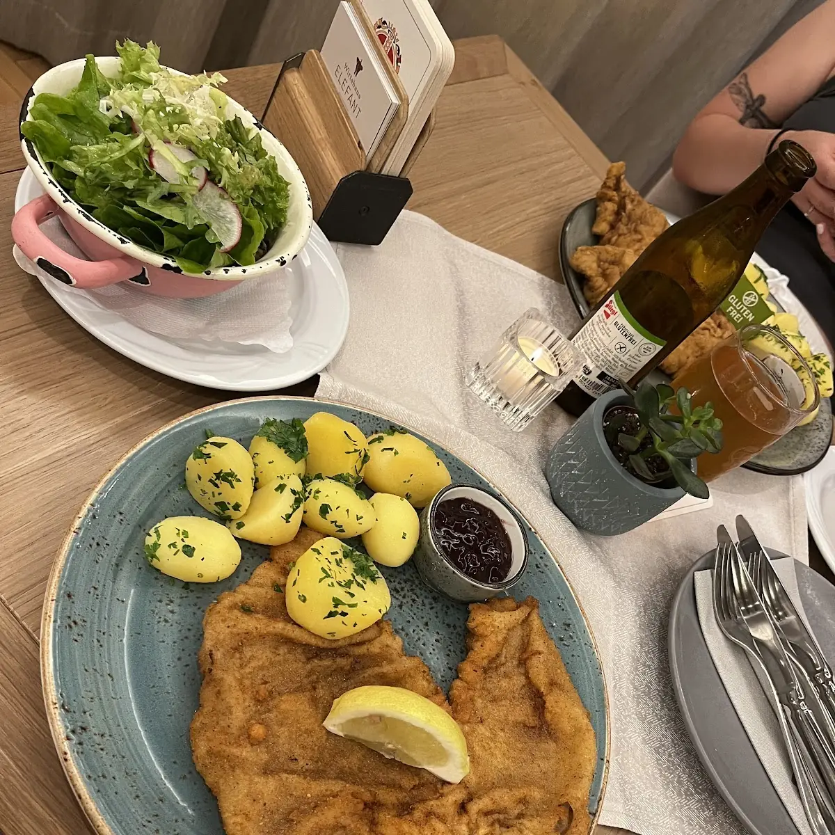 Wiener Schnitzel Parsley Potatoes