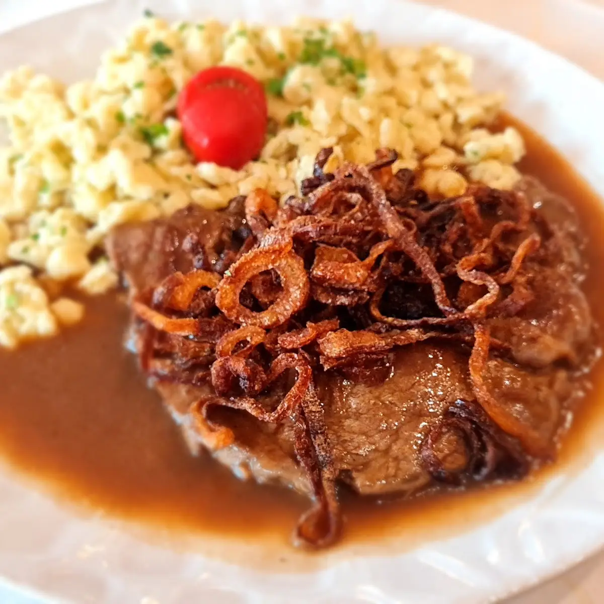 Zwiebelrostbraten