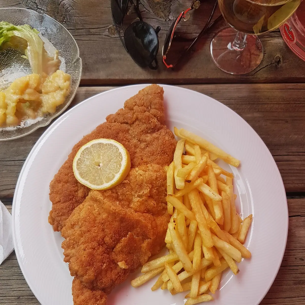 Glutenfreies Schnitzel