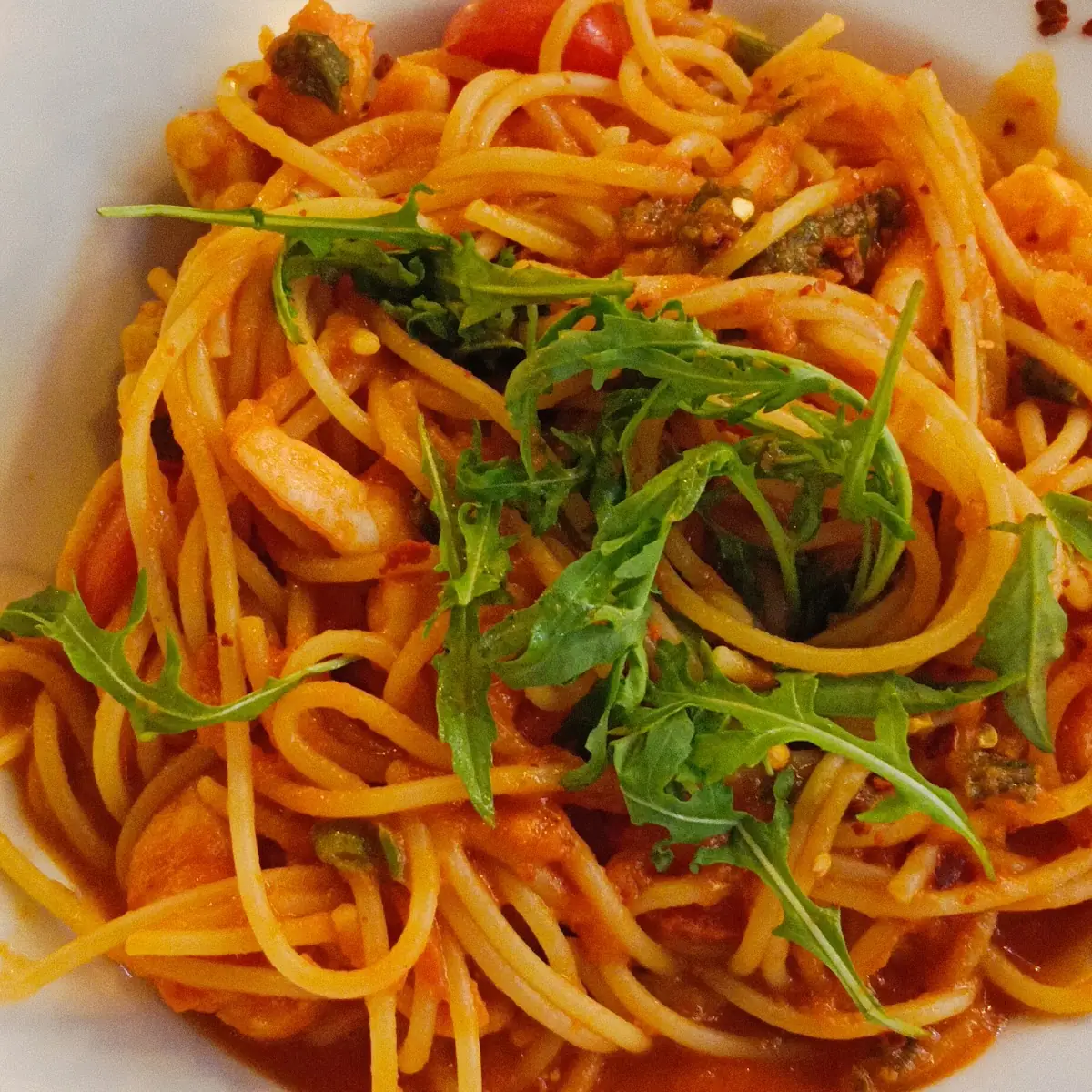 Scampi Spaghetti