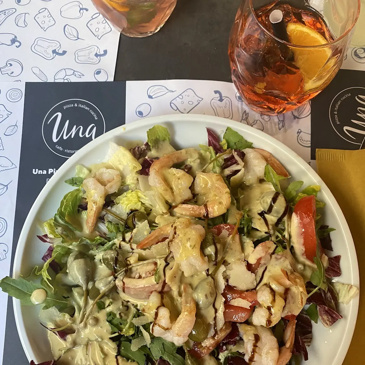 Shrimps Salat
