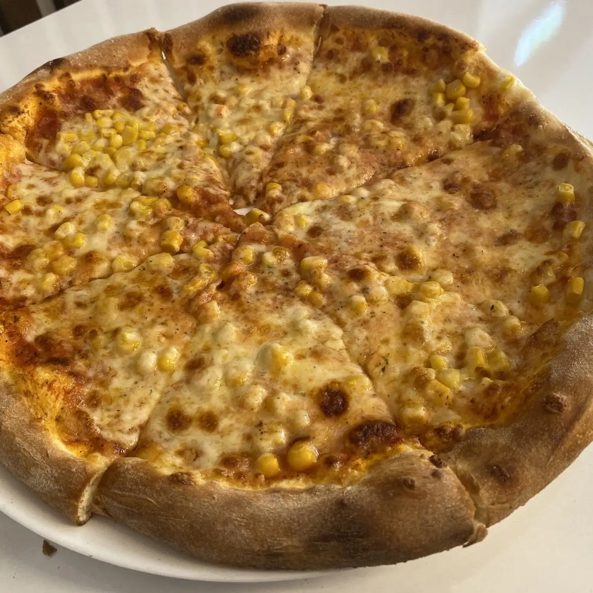 Pizza Margherita Mit Mais