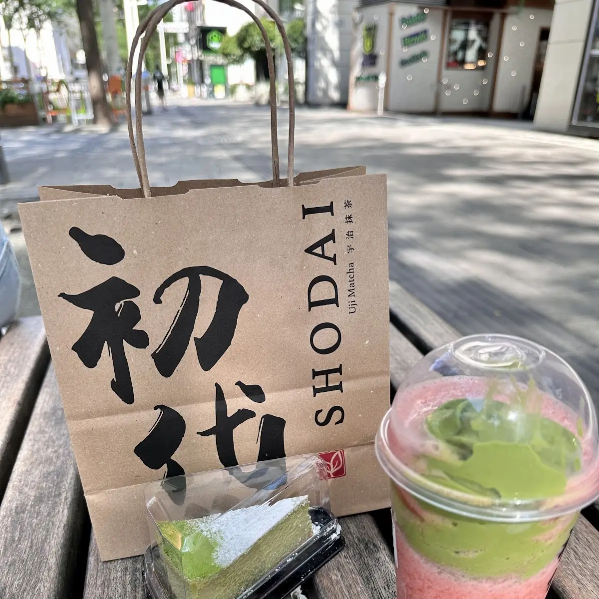 Strawberry Matcha and Matcha Cheesecake
