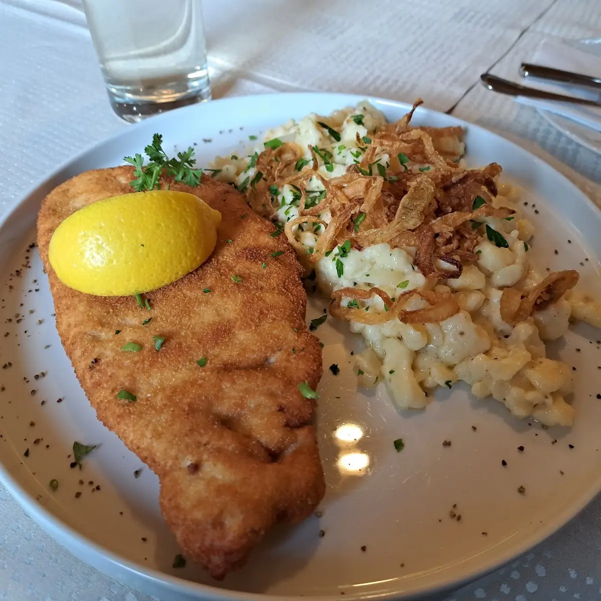 Cordon Bleu Mit Pommes Frittes