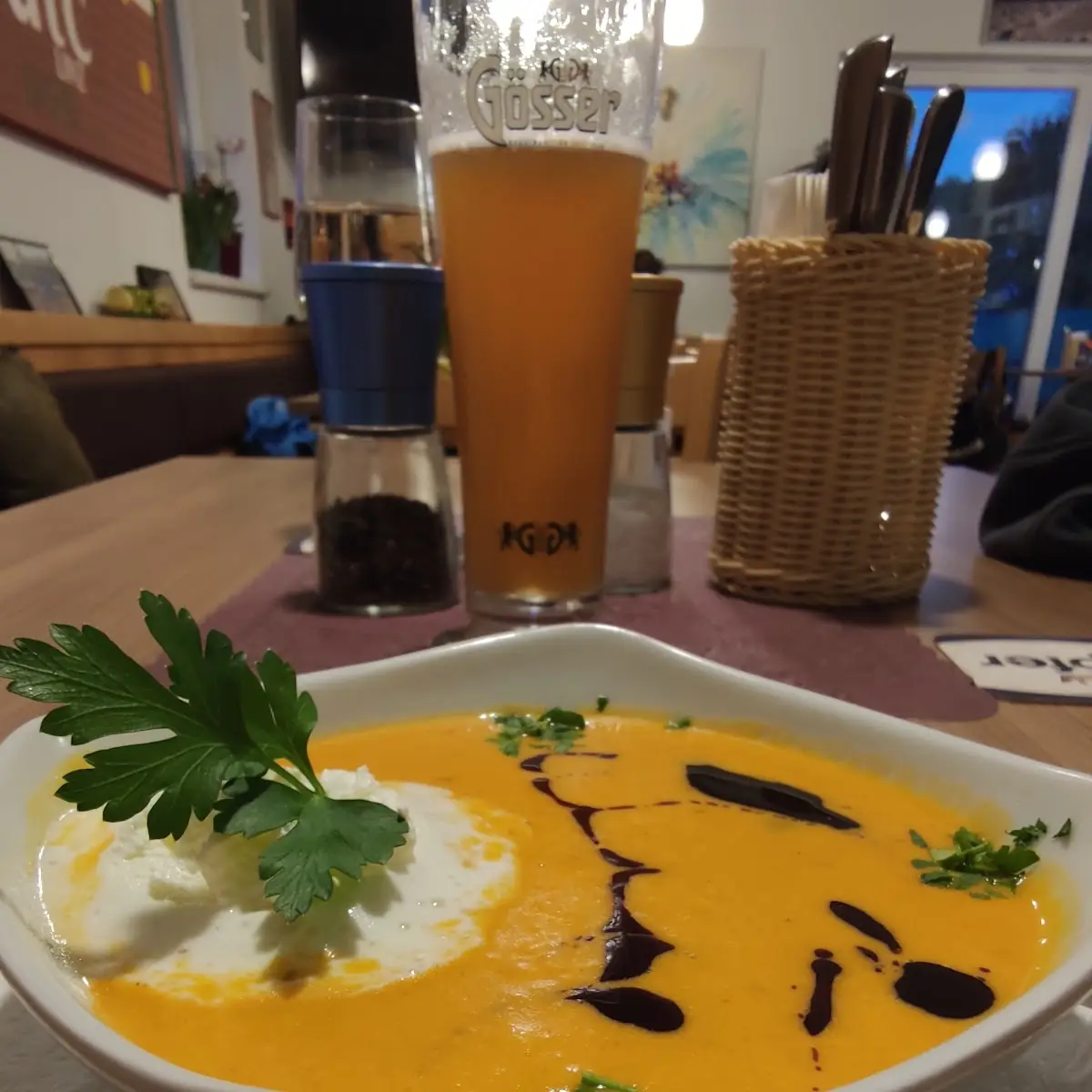 Kürbiscremesuppe