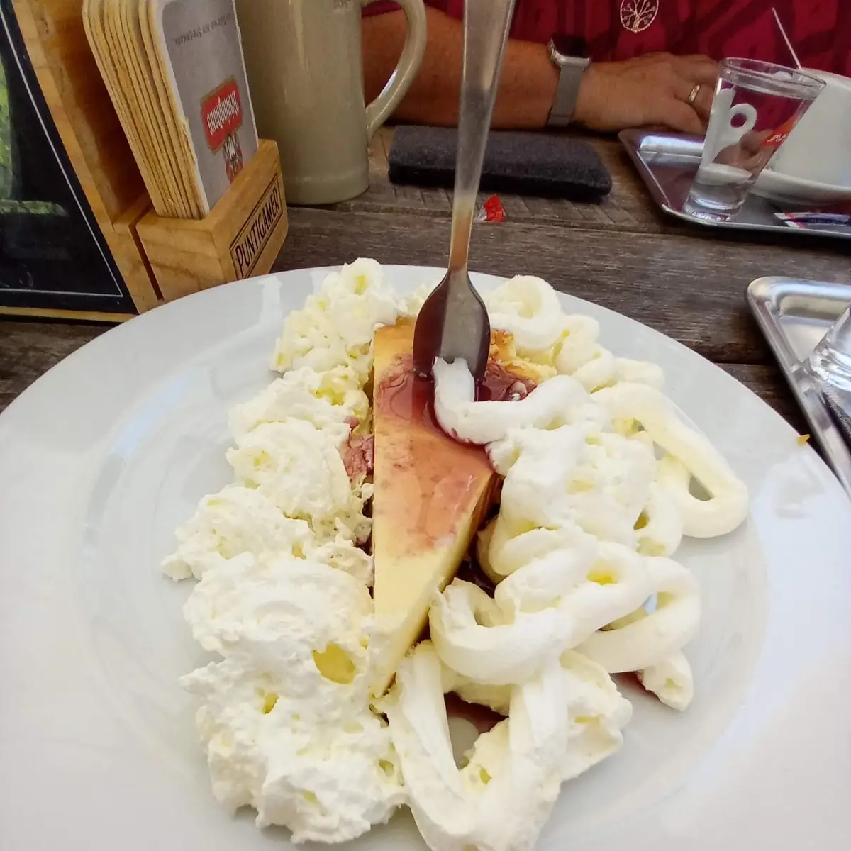 Käsekuchen Mit Sahne