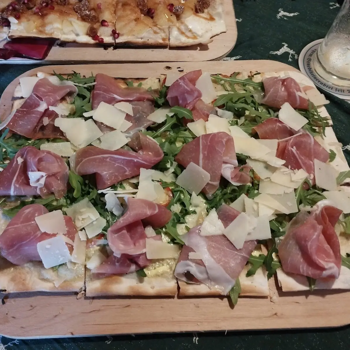 Flammkuchen Vulcano Schinken