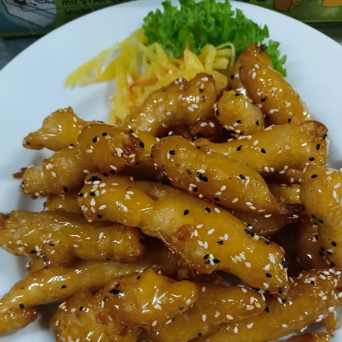 Gebackenes Huhn M Sesam