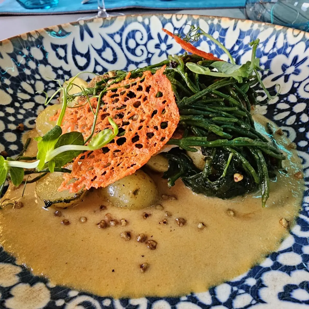 Gebratenes Filet Vom Wolfsbarsch